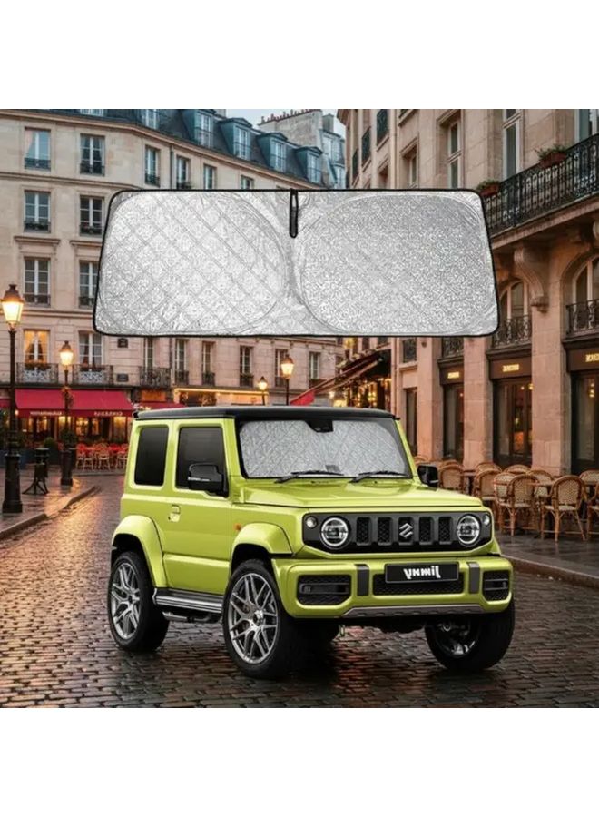 Suzuki Jimny JB64 JB74 Front Windshield Sunshade Aluminum Foil Sun Snow Shield - Image 1
